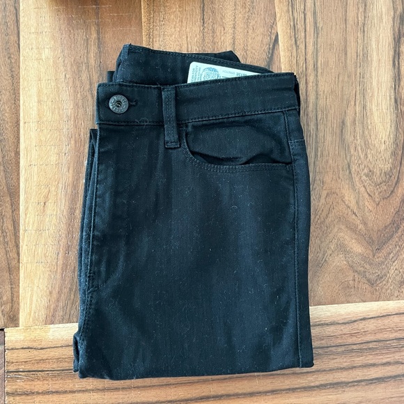 skinny high rise diesel black jeans size 25 L30 - Picture 3 of 4